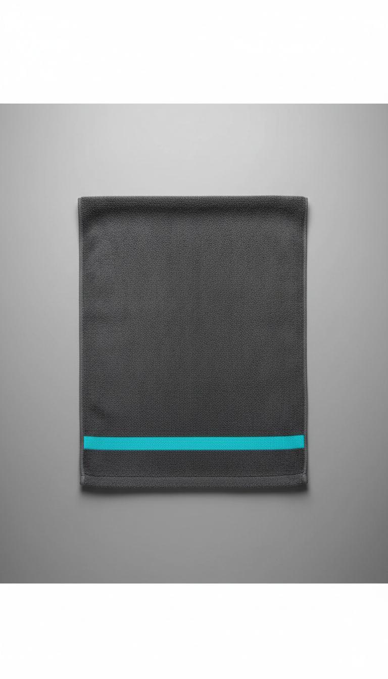 Minimalistisches Gym-Handtuch mit Logo